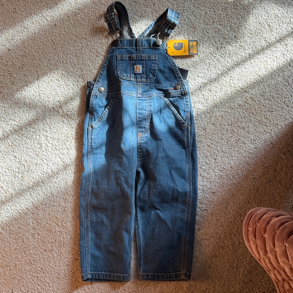 Carhartt Kids Toddlers Denim Overalls